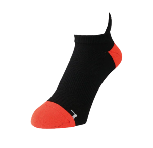 Low Cut Sock black/red