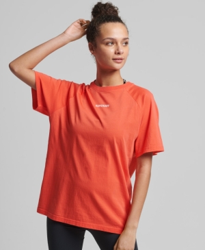 Core SS Tee hot coral
